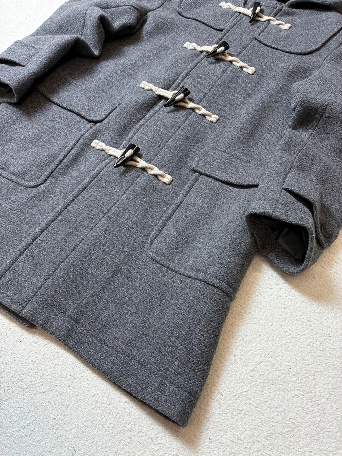 유니클로 울 시그니처 더플 후디 코트 PN7200 상품이미지3