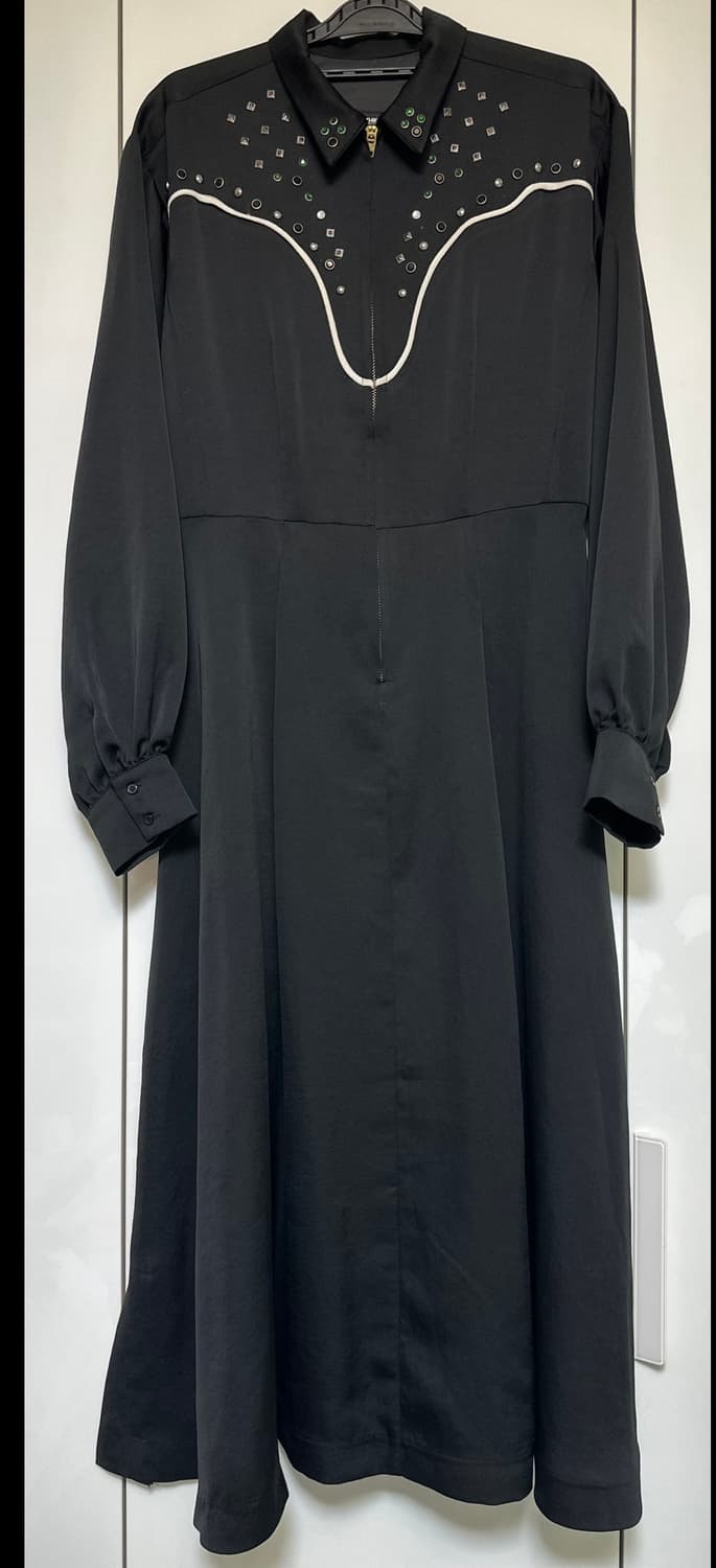 찡실크새틴롱원피스 상품이미지1