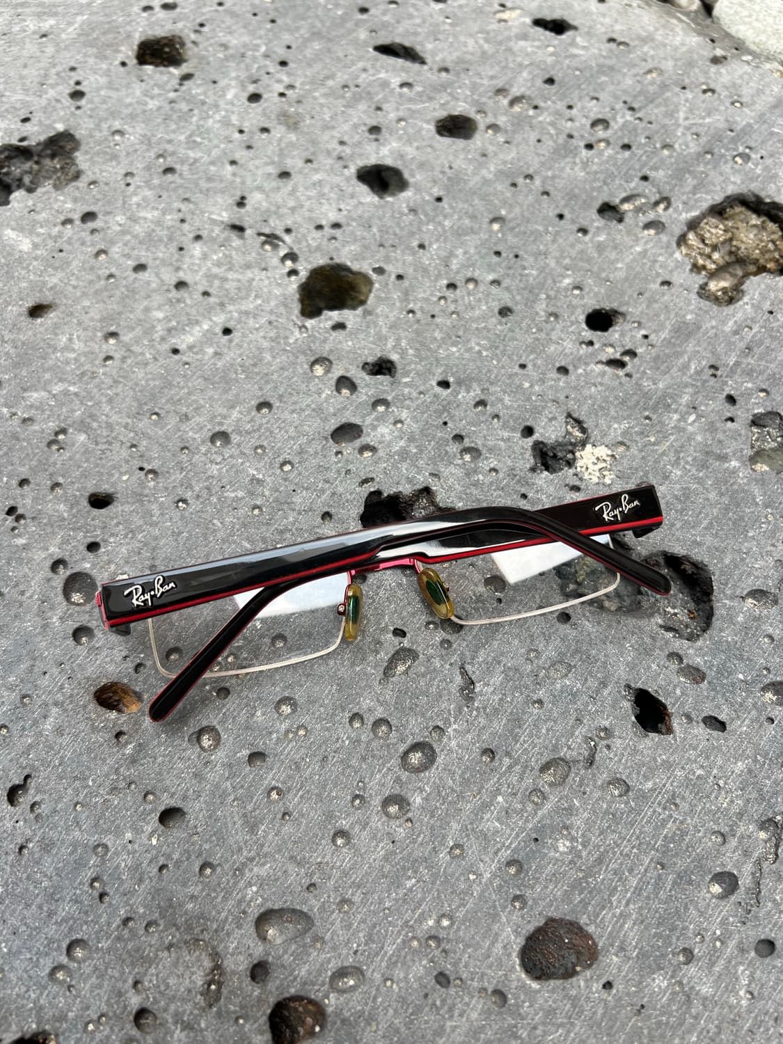 2000s Ray-Ban 레이벤 반무테 안경  상품이미지5