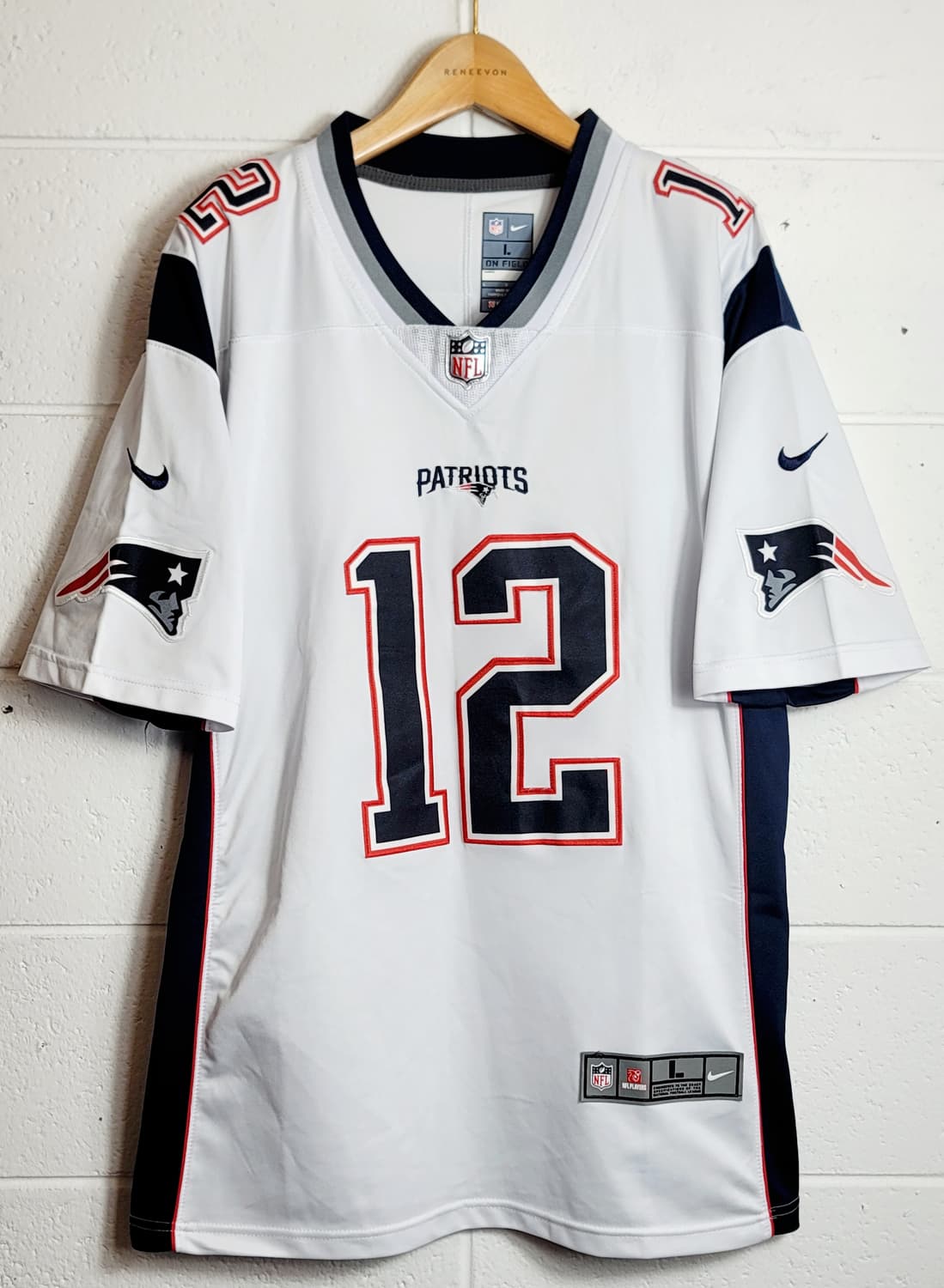 나이키 x NFL 뉴잉글랜드 패트리어츠(12.톰브래디) 럭비져지(유니폼) 상품이미지1