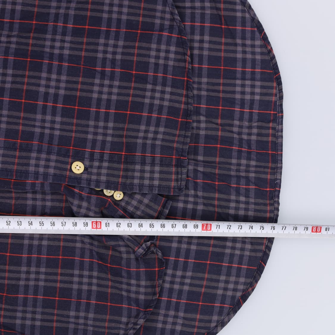 실측확인 빈티지 노바체크 반팔셔츠 0420H1 상품이미지5