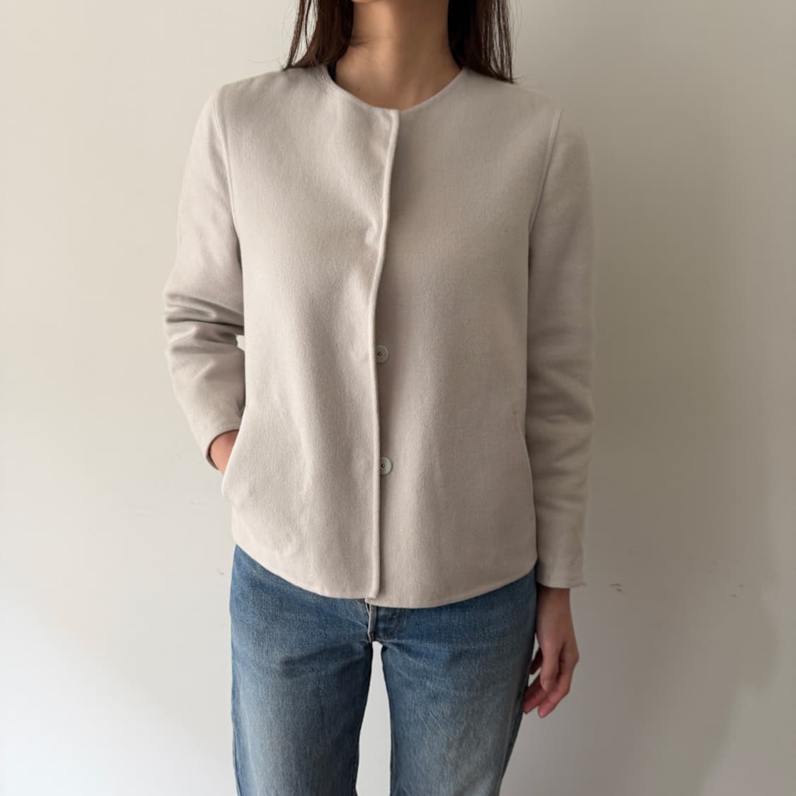 질샌더 울 자켓 OS 상품이미지2