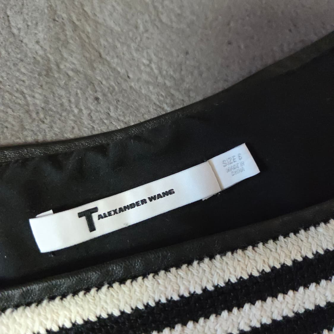 알렉산더왕 보트넥 스트라이프 반팔 티셔츠 6 상품이미지5