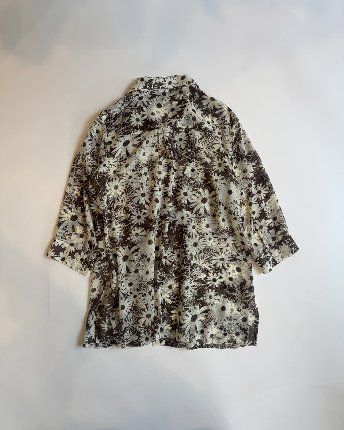 Floral Print Sheer Shirt  상품이미지3