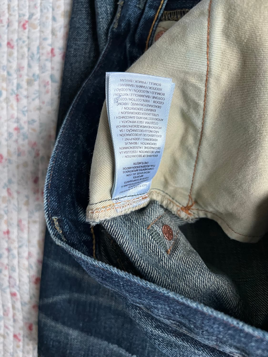 RRL 더블알엘 빈티지파이브포켓 기빈스 데님 청바지 28x30 상품이미지8