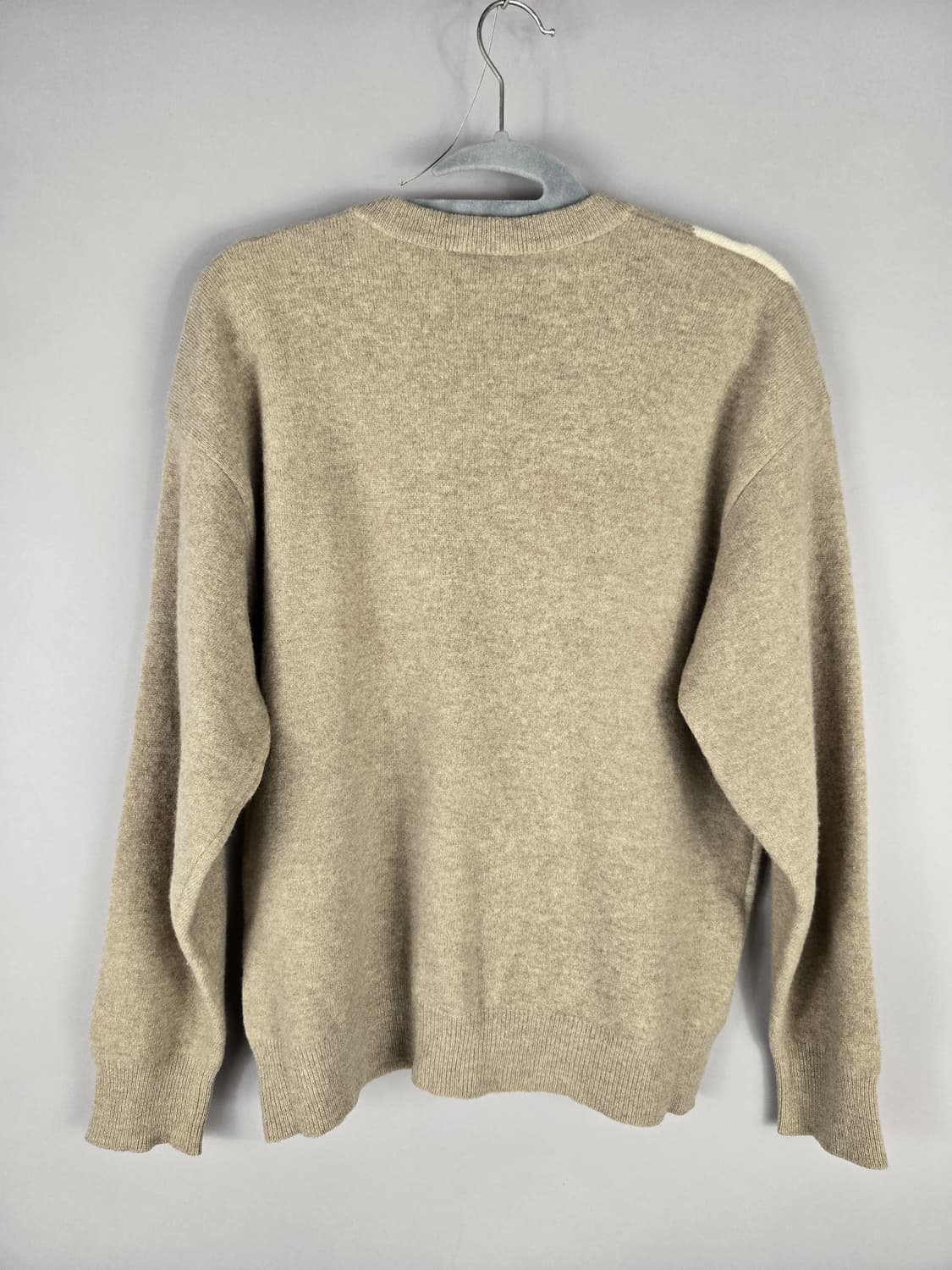 [무료배송]라코스테 100 남성 모100% V넥 아가일 니트 니트티 상품이미지6