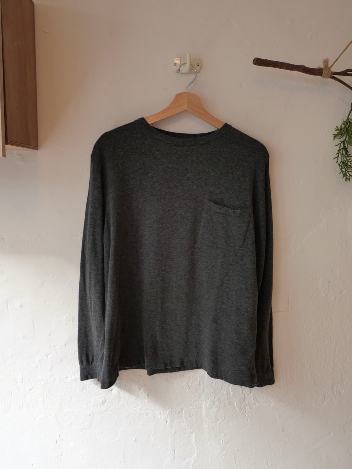 코모리 포켓 롱슬리브 상품이미지1