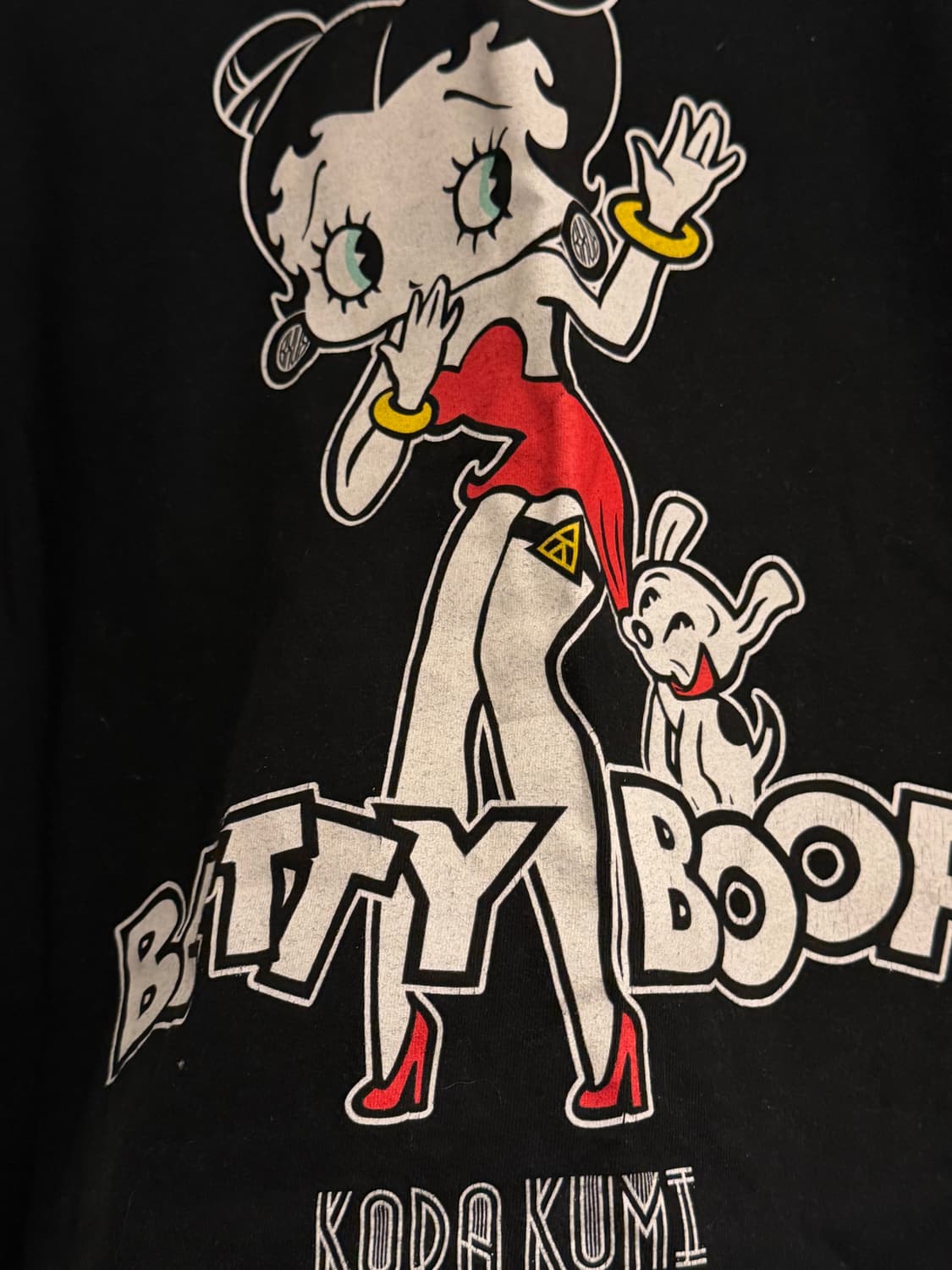 베티붑 빈티지 블랙 티셔츠 상품이미지3