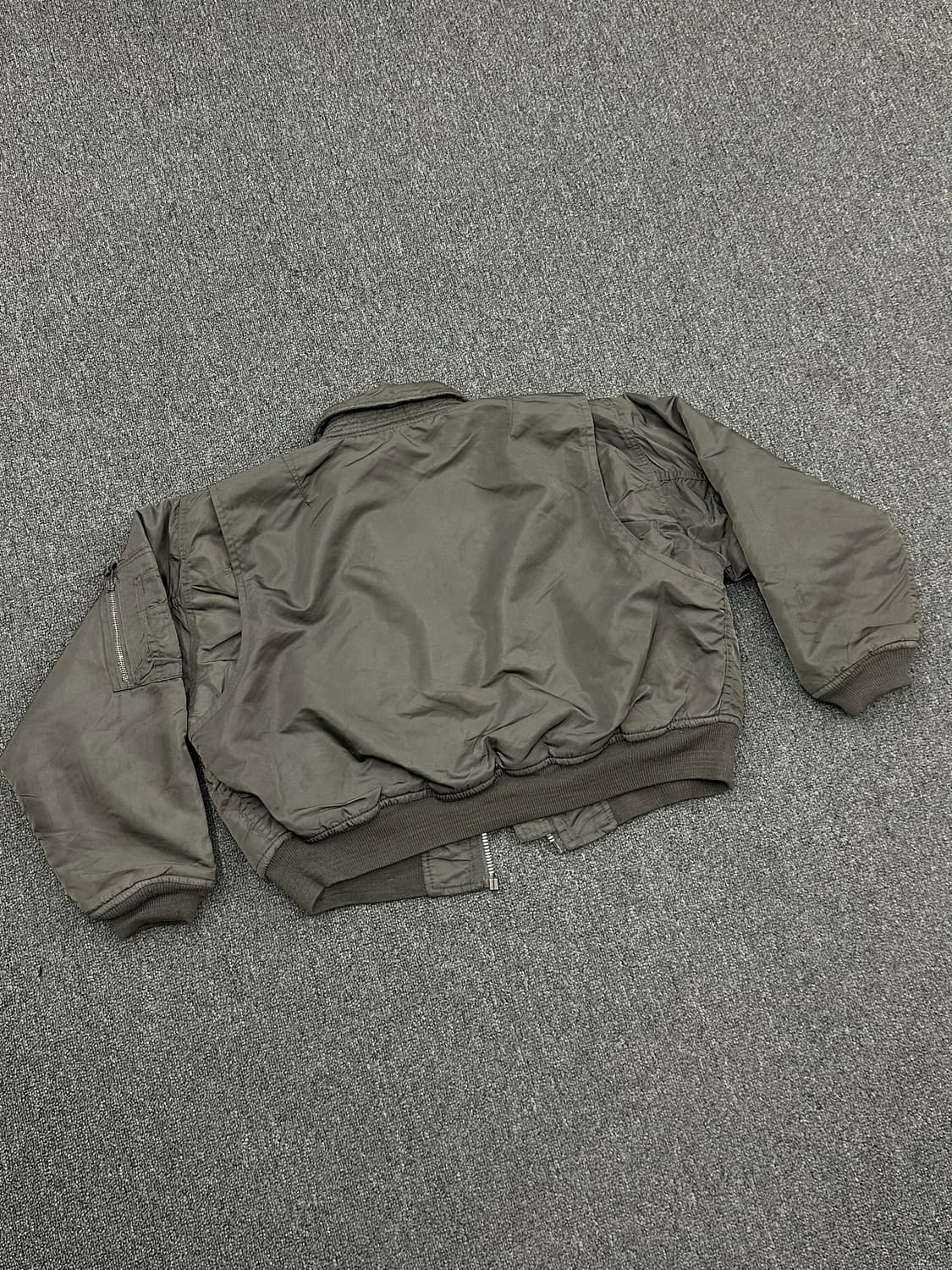 OS)쇼트 빈티지 패치 항공점퍼 MA-1 상품이미지4