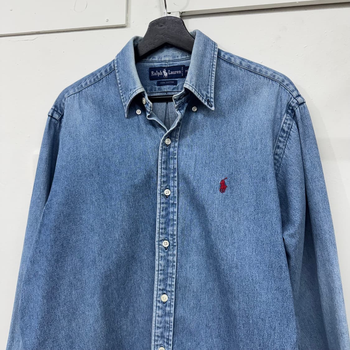 [M] 폴로 랄프로렌 빈티지 데님셔츠 상품이미지2