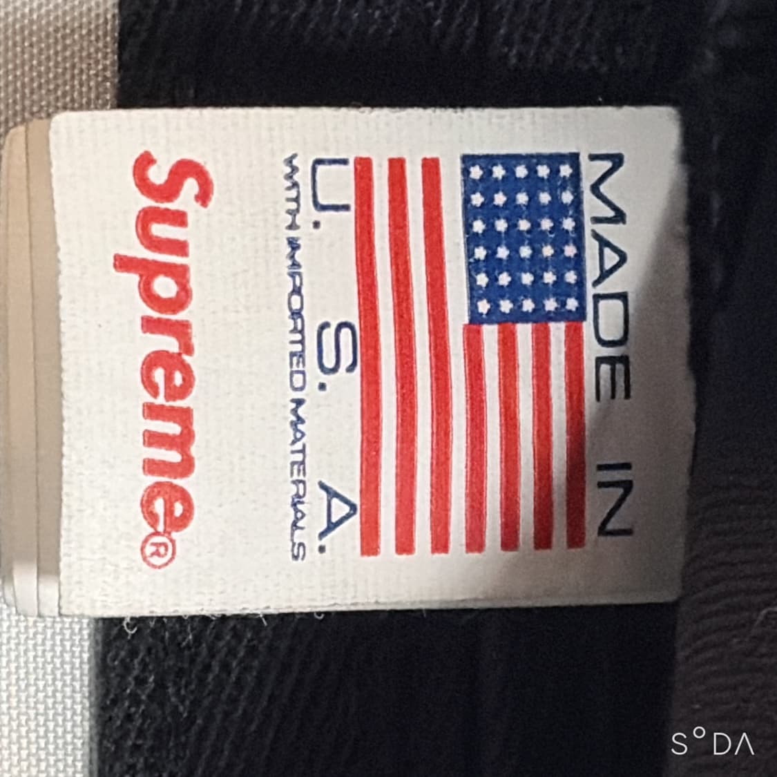 슈프림 워시드 치노 트윌 캠프캡 블랙 - 23fw 상품이미지7