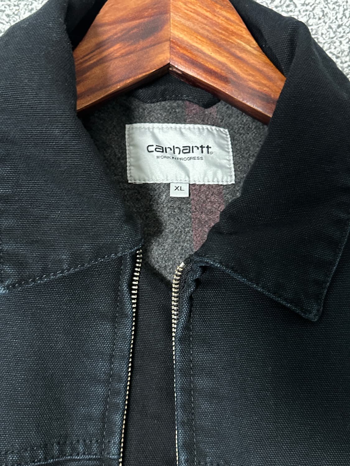 칼하트 wip OG 산타페 자켓 xl (블랙캔버스) 상품이미지3