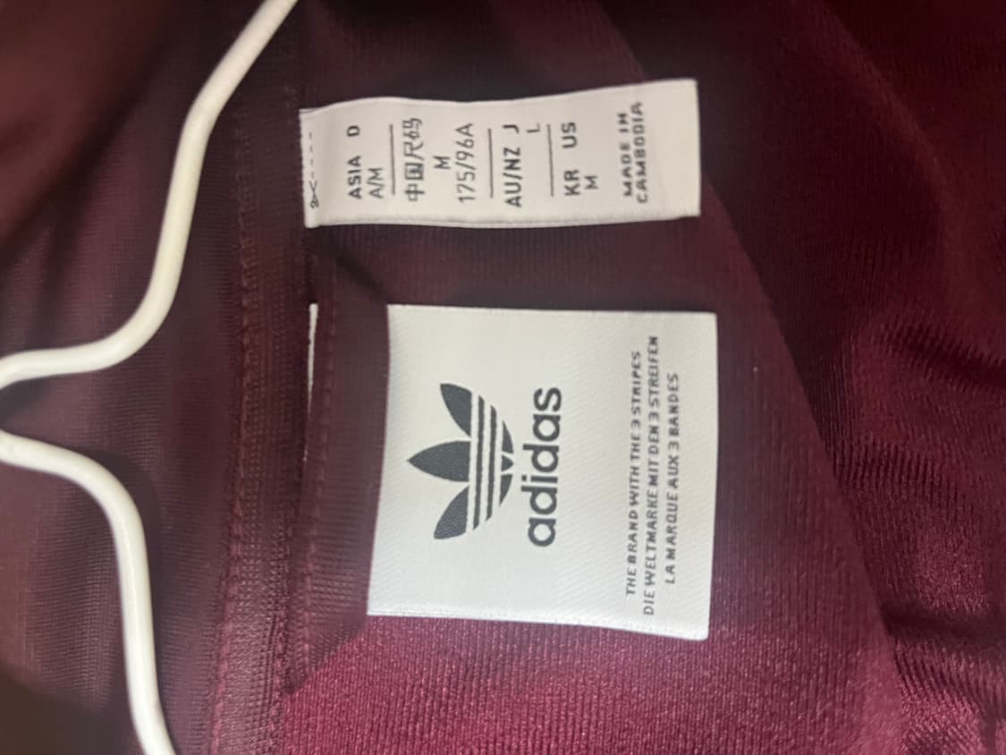 아디다스 베켄바우어 버건디 상품이미지2