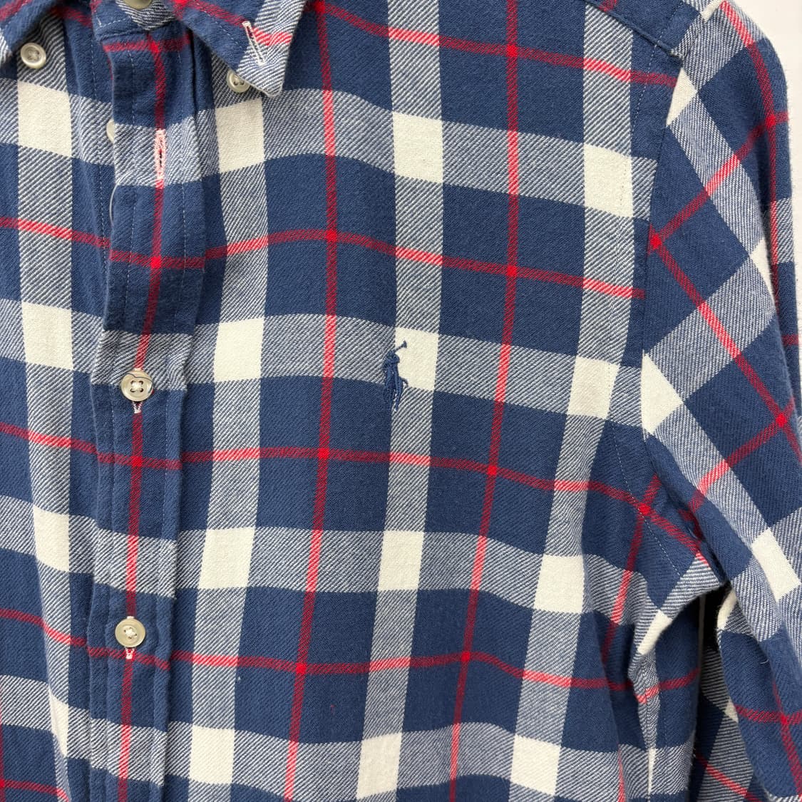 폴로 랄프로렌 체크 남방 셔츠 네이비 남s 상품이미지2