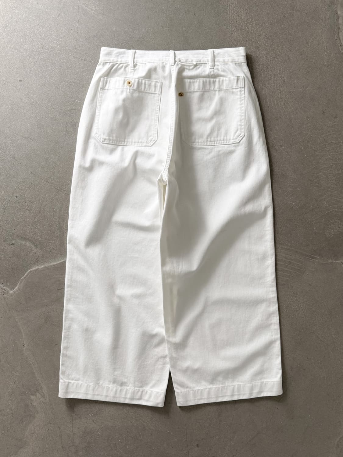 45RPM Japan White Denim Wide Pants 상품이미지5