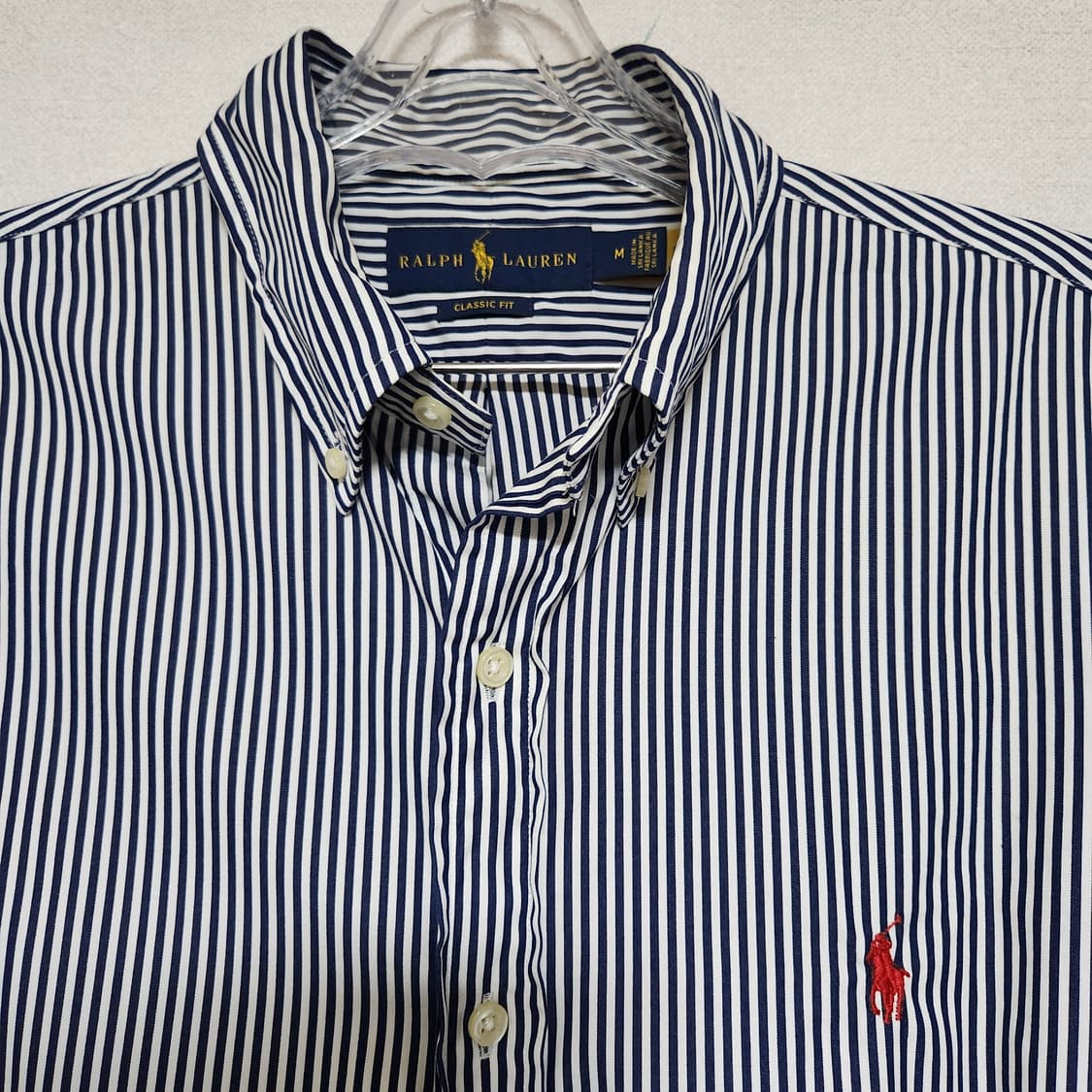 폴로랄프로렌 체크 남방 M 클래식핏 상품이미지3