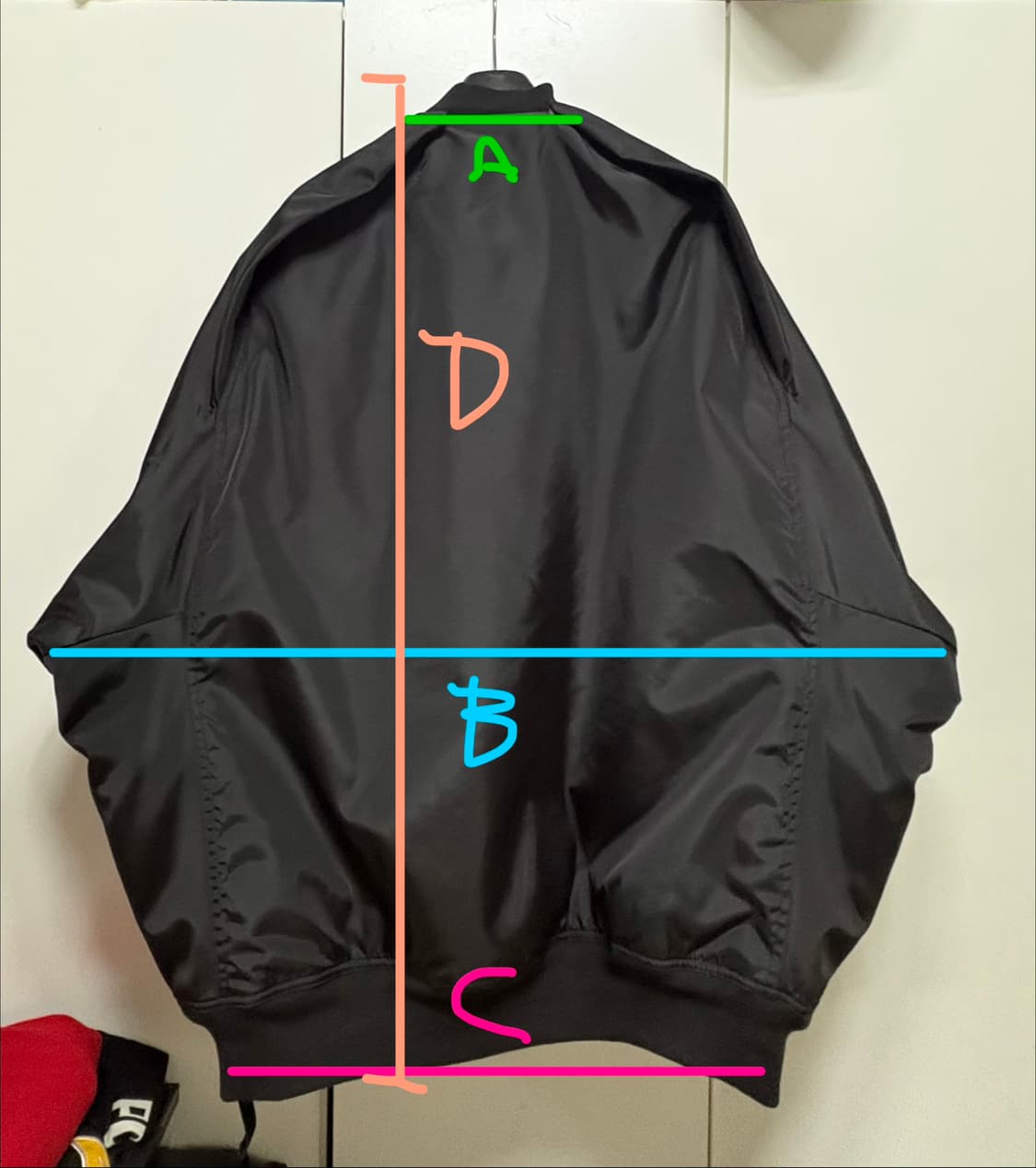 릭오웬스 다크쉐도우 컨버터블 점보 피터 플라이트 자켓 L 상품이미지4