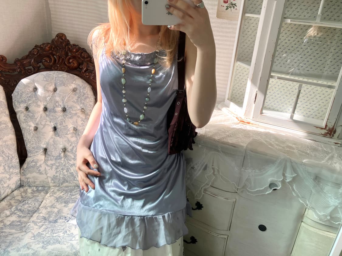 Set)페어리 오리엔탈 원피스 + 레이어드 원피스 상품이미지4