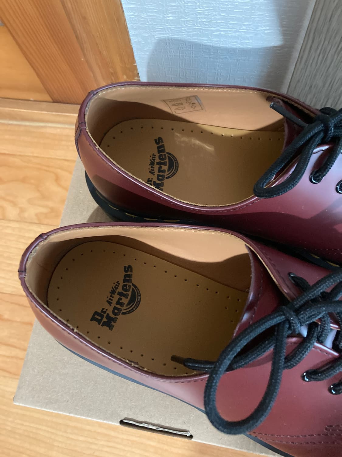 닥터마틴 1461 스무스 레더 옥스포드 슈즈 체리 레드 상품이미지4