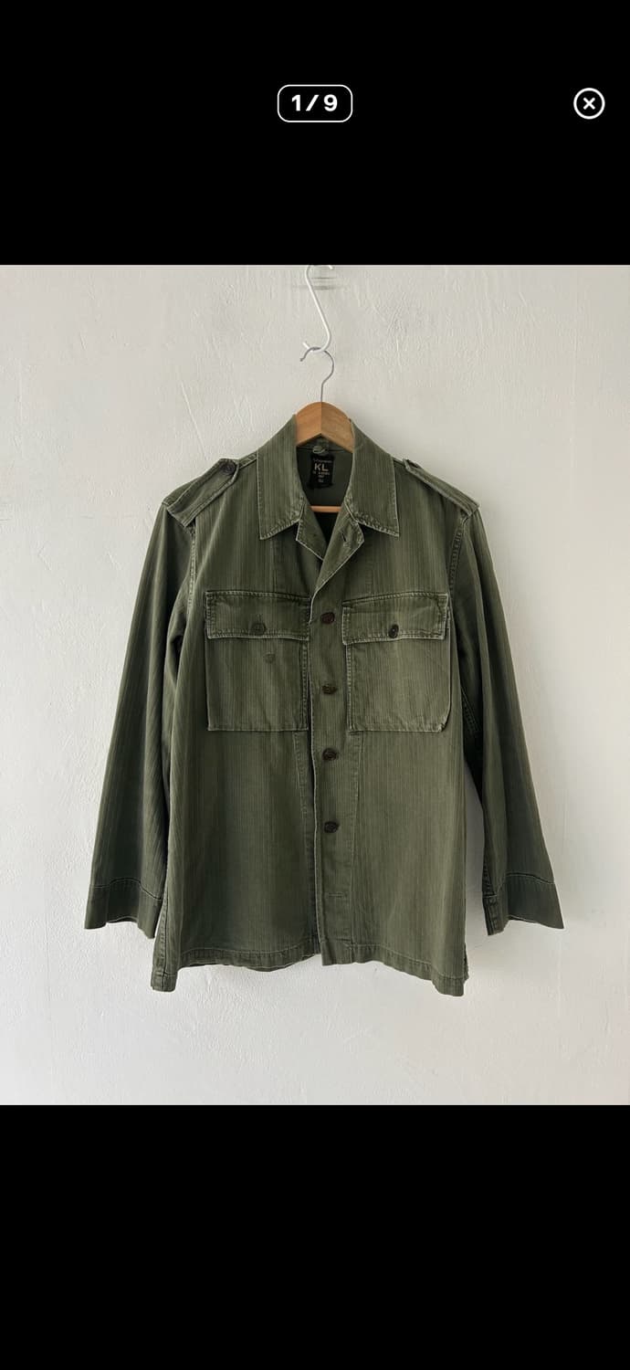 1960s dutch army hbt utility shirt 상품이미지1