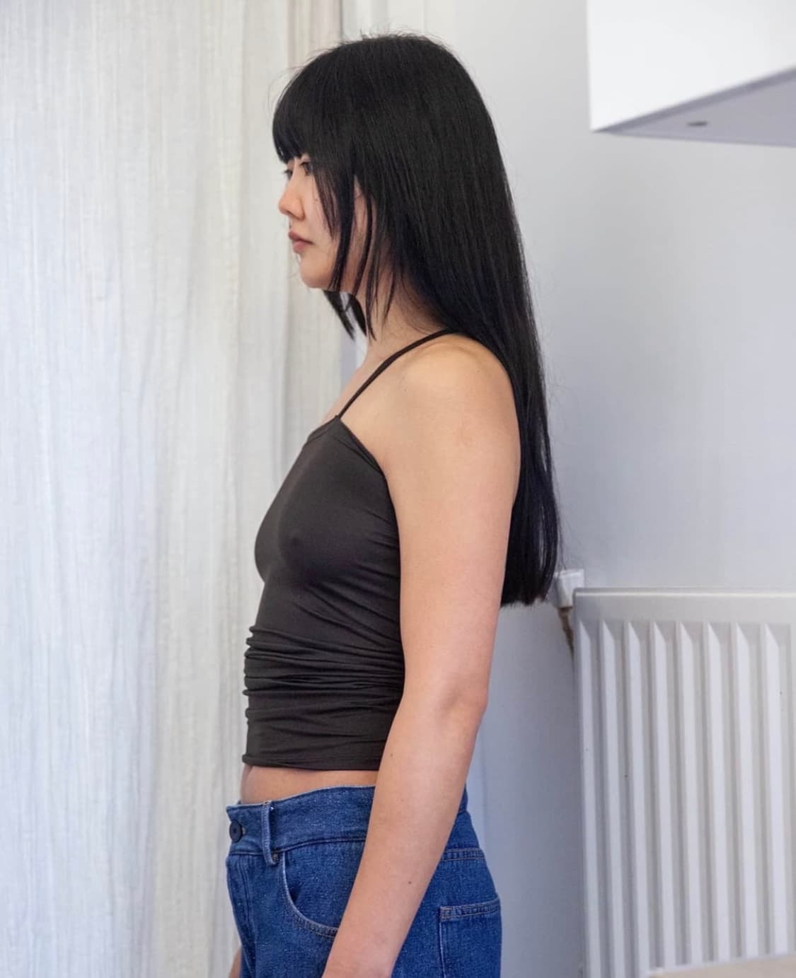 (XS,S,M,L) 베이스레인지 Nida 숄더탑 / 포비아 상품이미지2