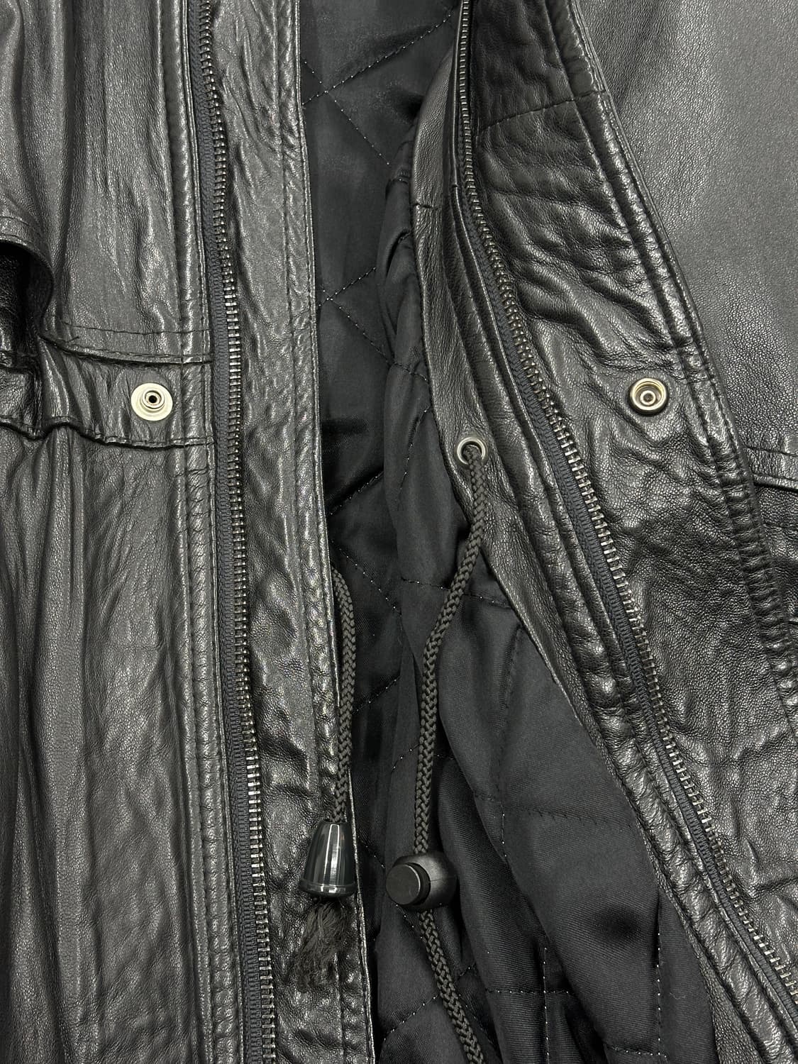 80s HUGO BOSS 레더 자켓 52 상품이미지6