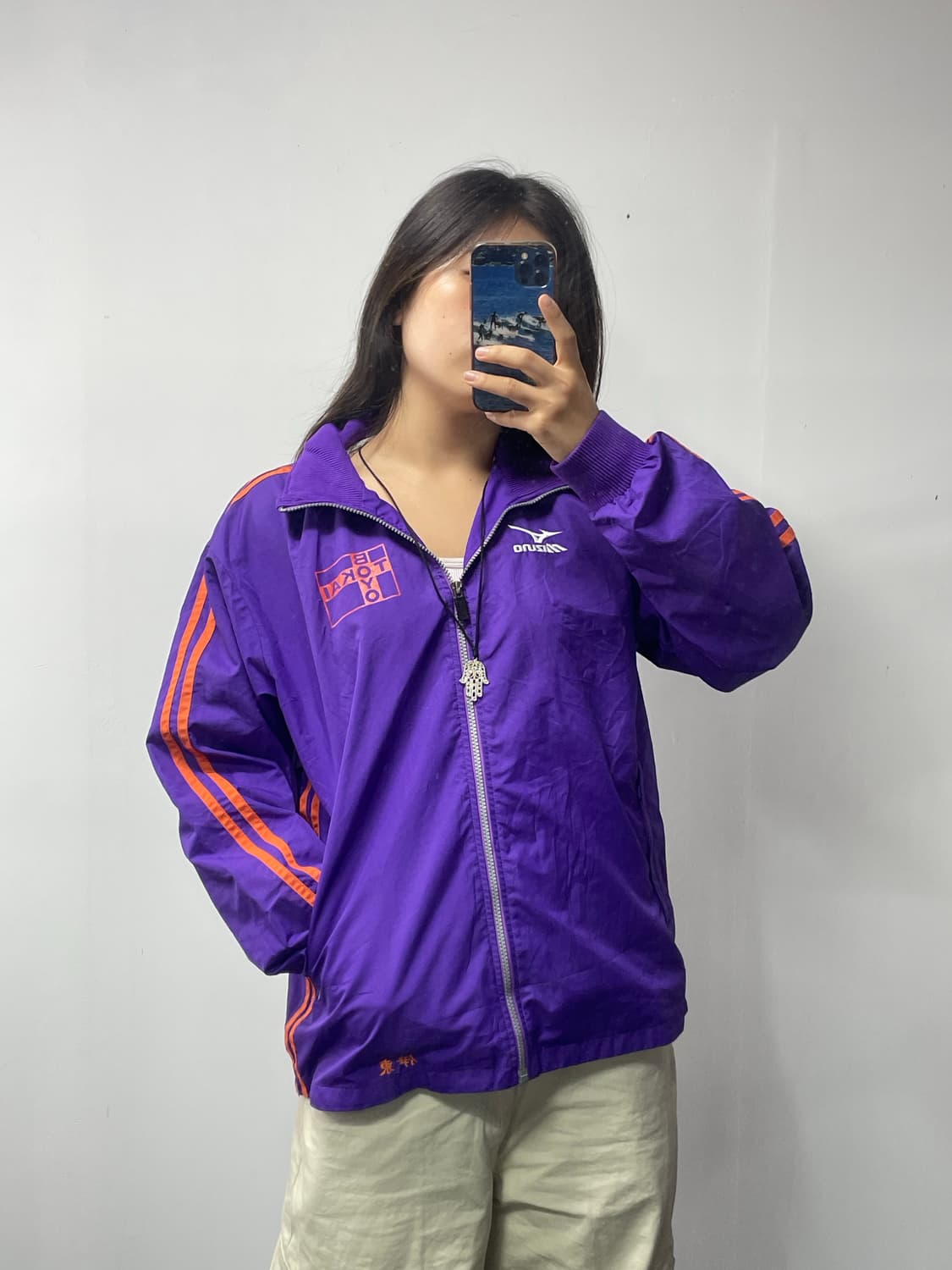 미즈노 바람막이 L 상품이미지2