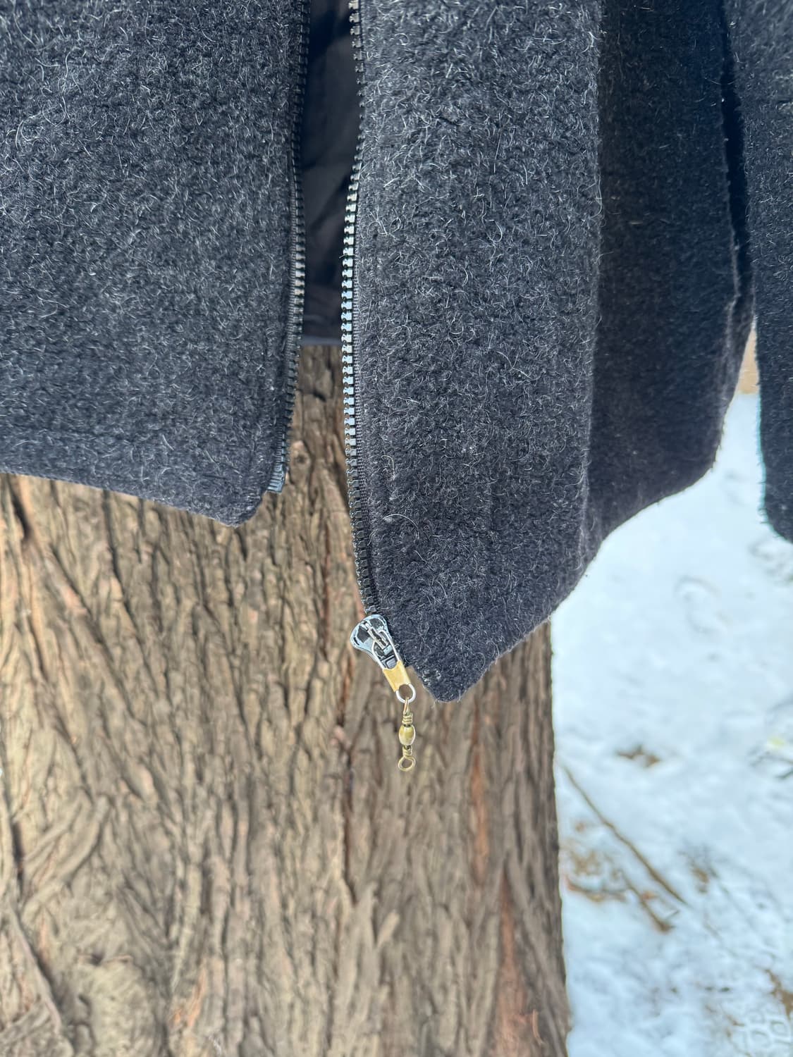 90s 아르마니 진스 후리스 자켓 상품이미지3