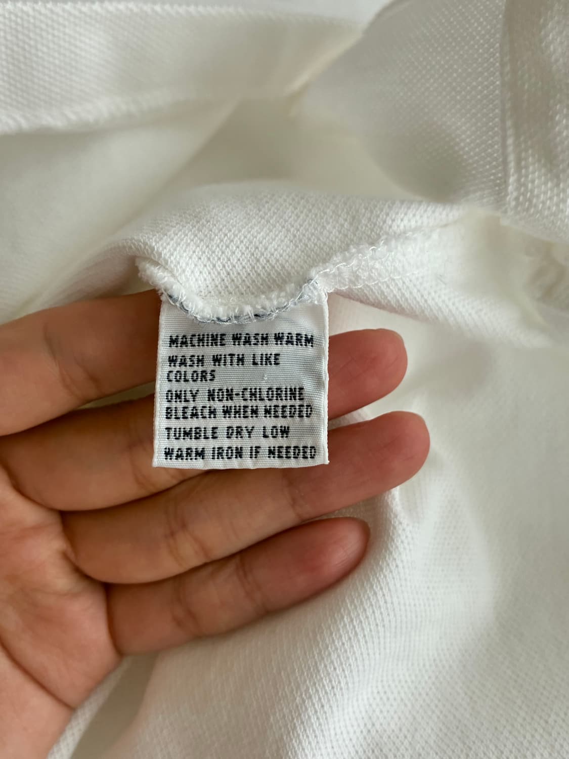 L) 폴로 랄프로렌 반팔 카라 티셔츠 화이트 상품이미지6