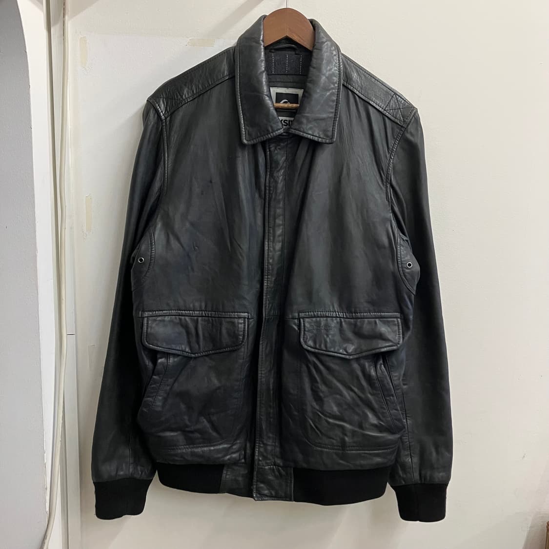 N189 퀵실버 가죽자켓 상품이미지1