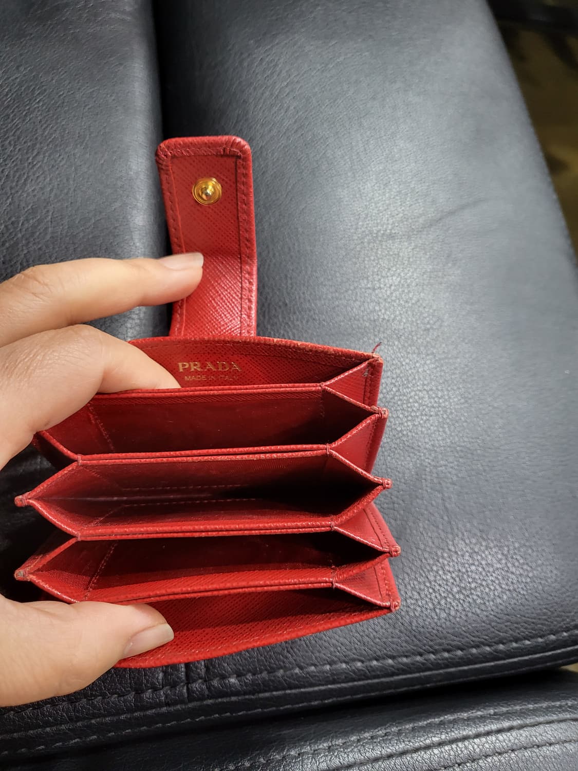프라다 아코디언 카드지갑 상품이미지6