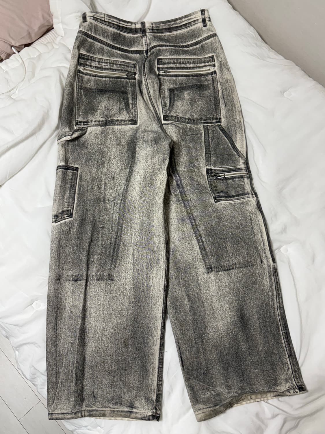 Iey 더블니 더티 카펜터 데님 (M) 상품이미지3