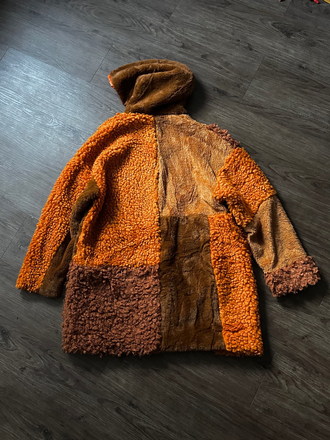 Go Slow Caravan 퍼 & 보아 플리스 패치워크 자켓 상품이미지8