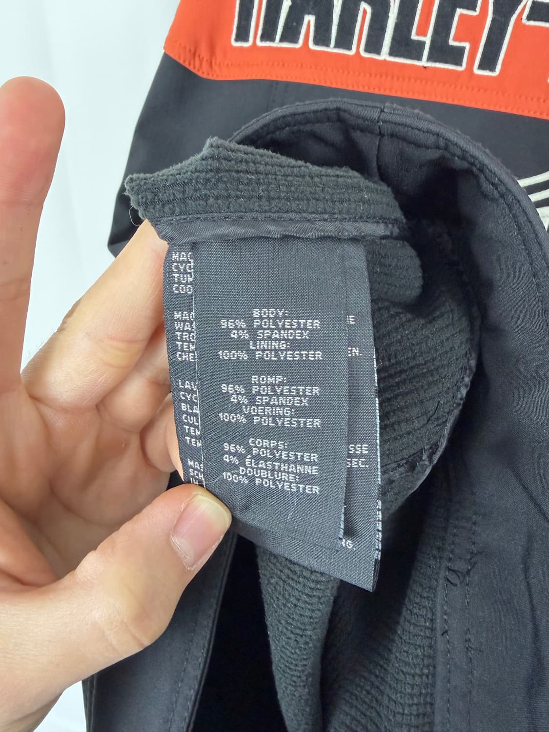 a109) 할리데이비슨 컬러블록 소프트쉘 자켓 상품이미지8