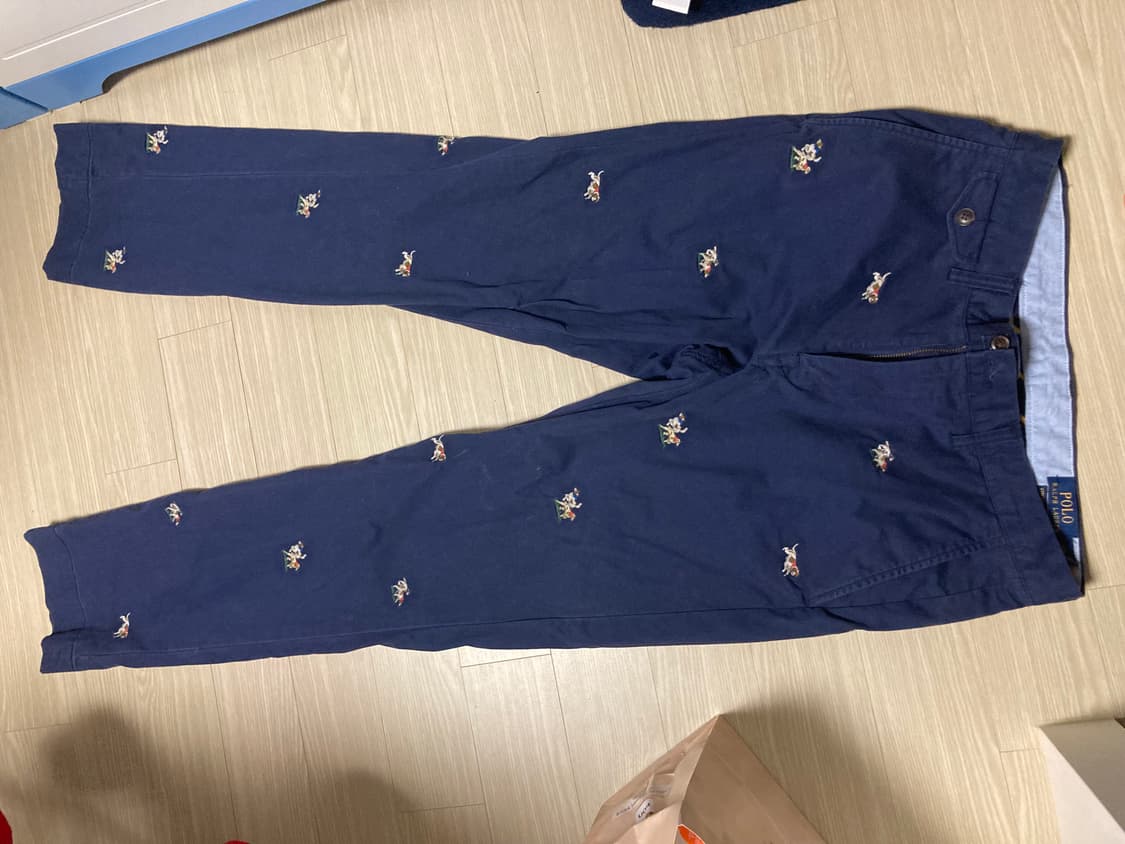 폴로 랄프 로렌 스트레치 스트레이트핏 자수 치노 (31/32) 상품이미지1