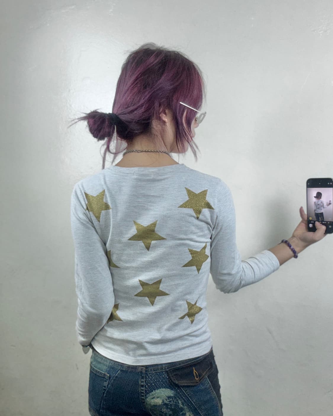 X-girl 스타 포인트 롱슬리브 상품이미지2