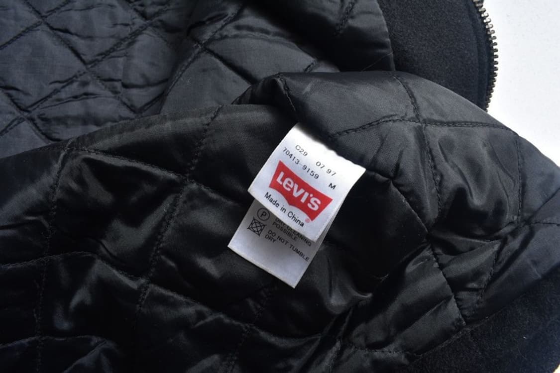 90S 리바이스 실버탭 울 집업 코트 95 N0990 상품이미지3