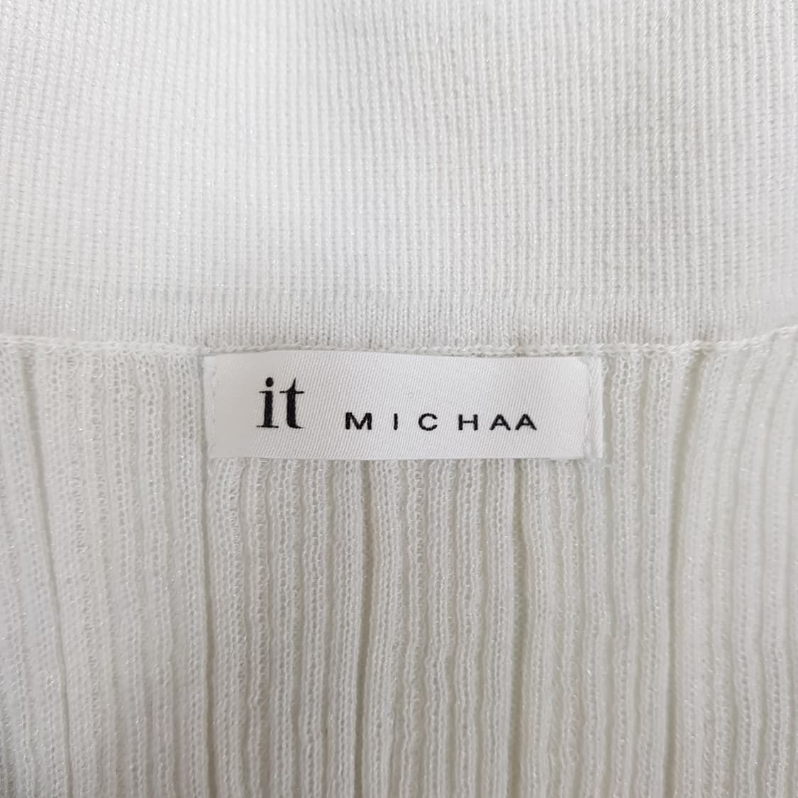 잇미샤 2024 리본 타이 립 니트 S사이즈 상품이미지5