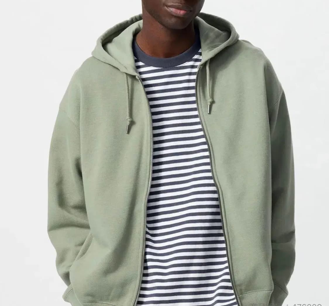 유니클로 jw앤더슨 후드집업 그린 xl uniqlo jw anderson 상품이미지1