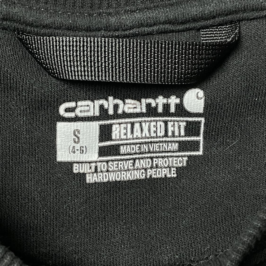 CARHARTT 칼하트 빈티지 블랙 롱 슬리브 스웨트셔츠 A00390 상품이미지8