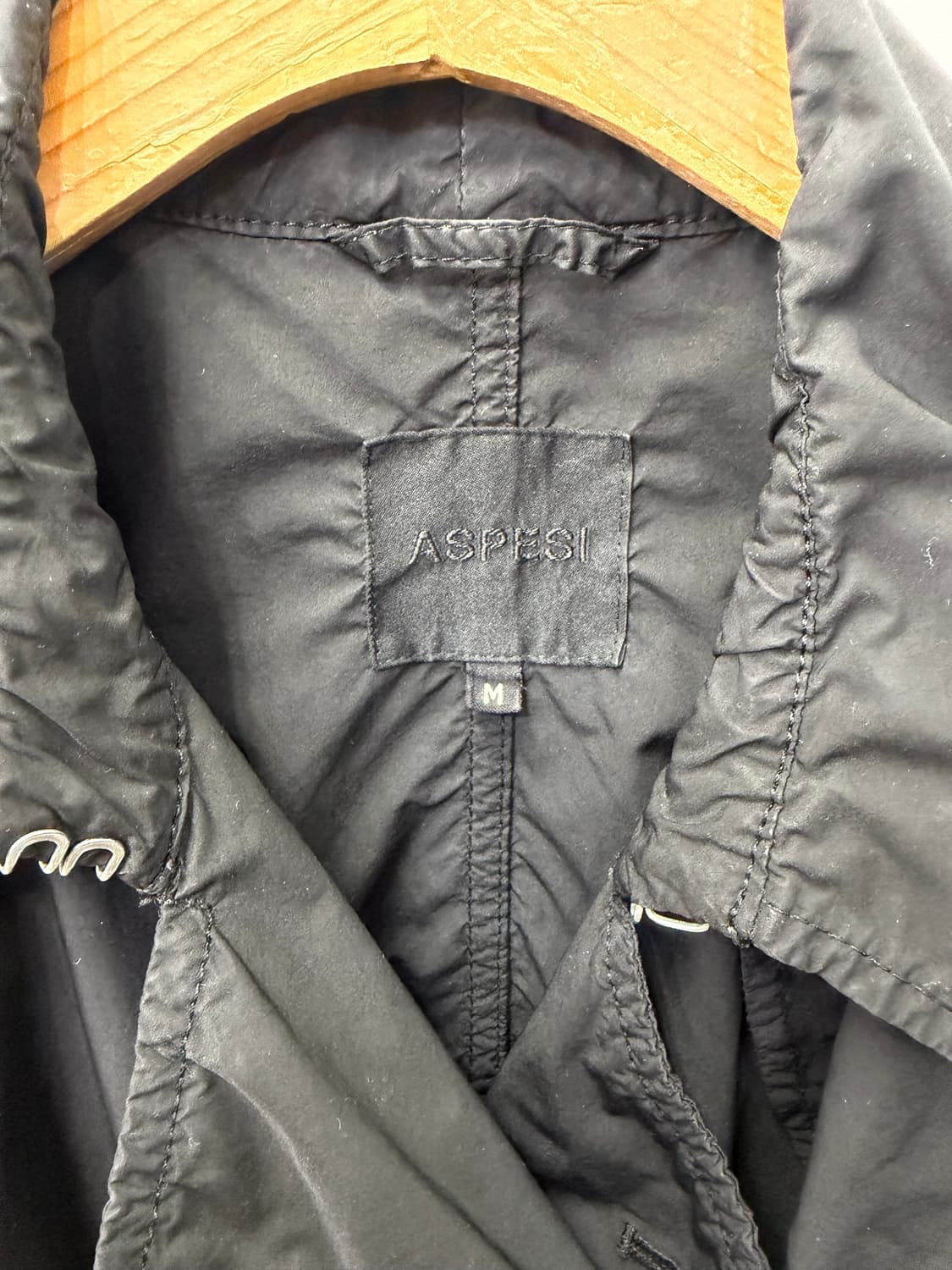 매장판정품) ASPESI 아스페시 여성 트렌치 코트 M 상품이미지7