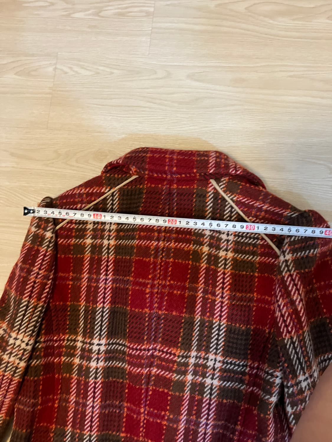 빈티지 빈폴 체크코트 상품이미지6