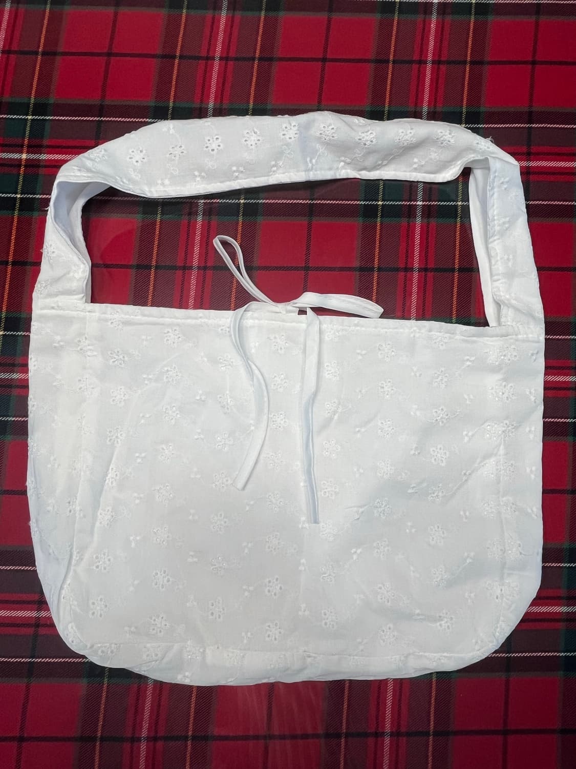 화이트 레이스 가방 상품이미지1