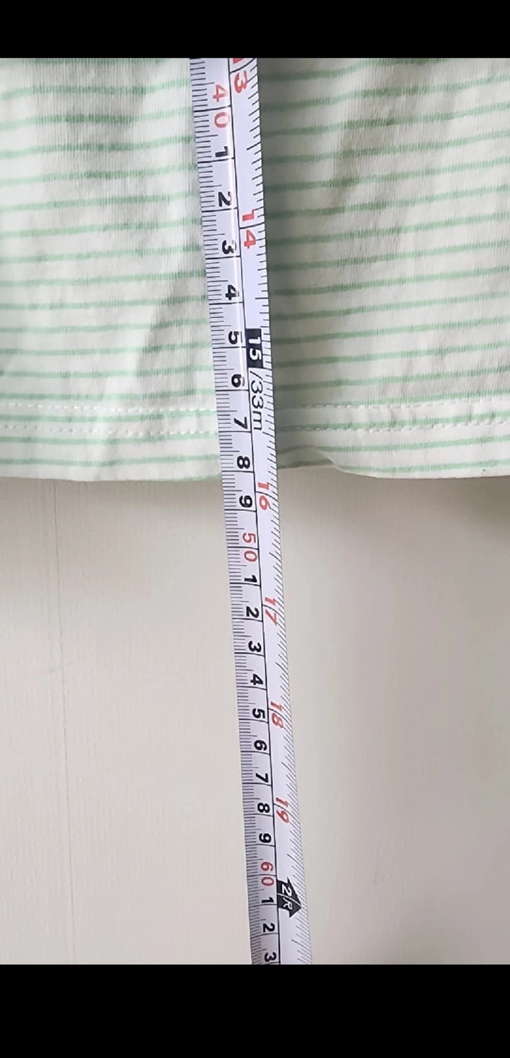 폴로 랄프로렌 연두색 스트라이프 티셔츠 상품이미지4