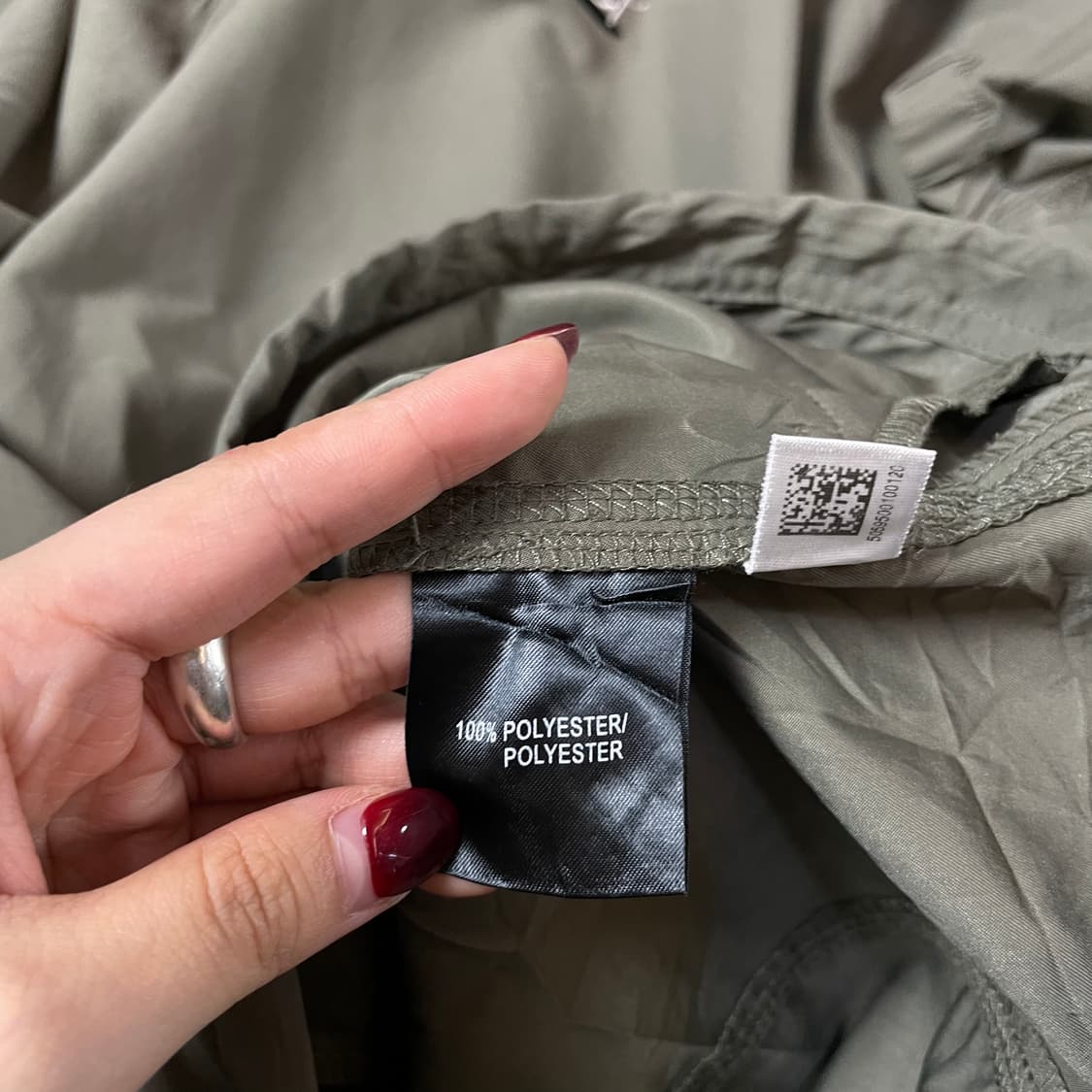 아디다스 연브라운 폴리 아노락 바람막이 자켓 XL  상품이미지7