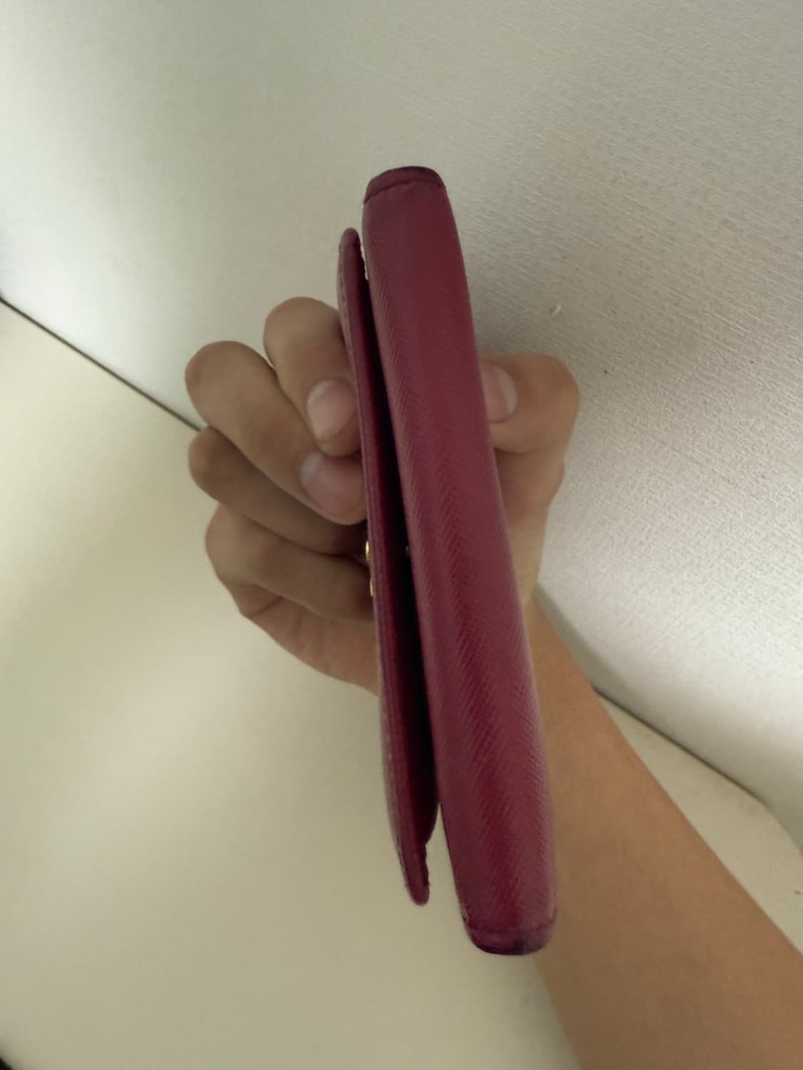 프라다 사파이어 정품 3단지갑 상품이미지8