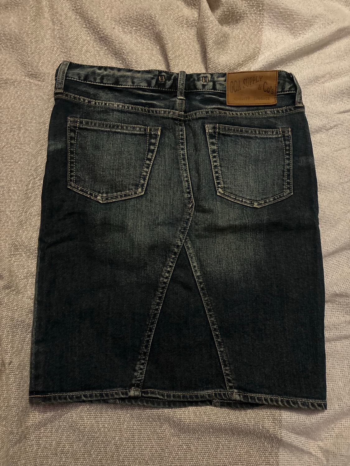 데님 미디스커트 상품이미지2