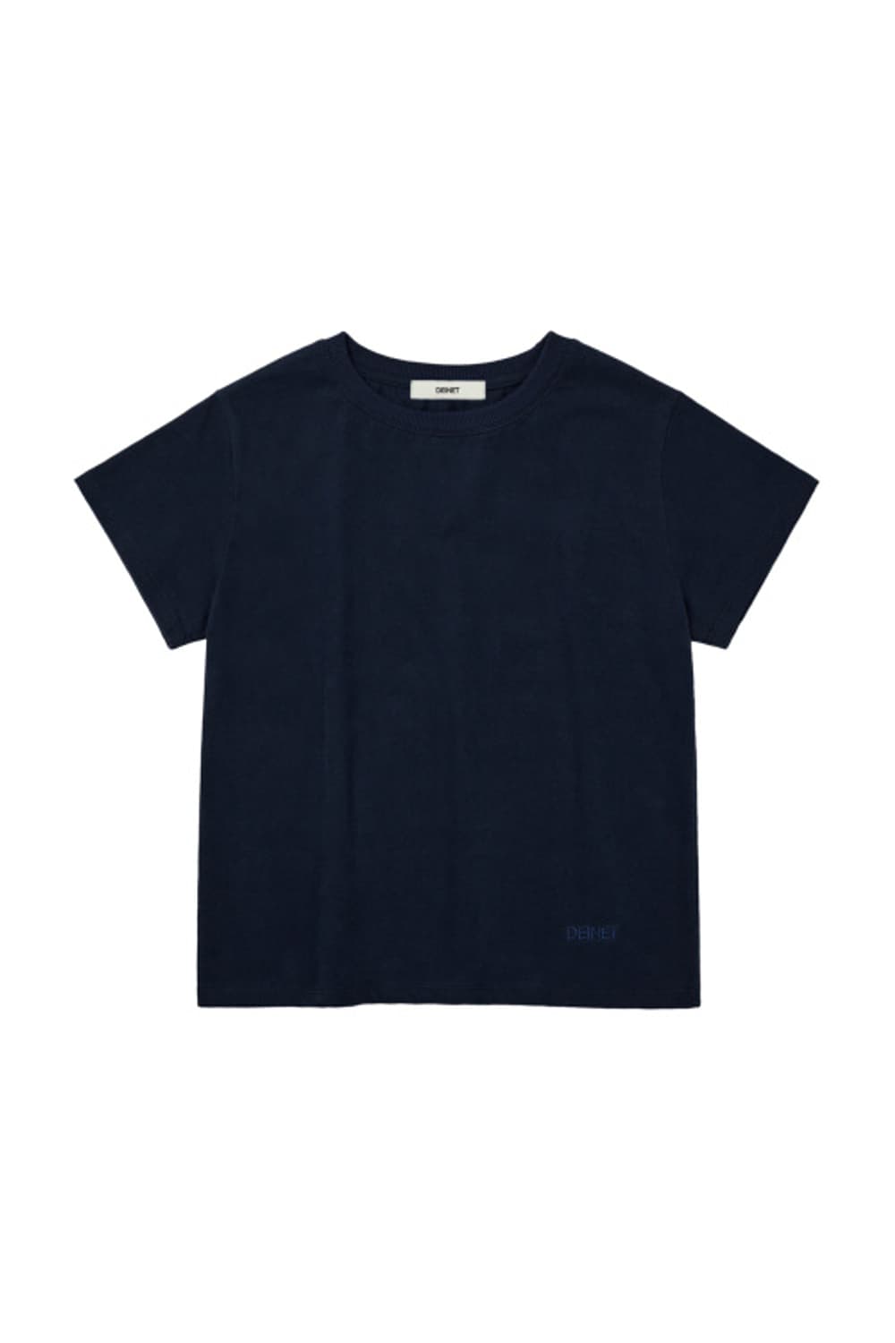 DEINET PEACHED LOGO T-SHIRTS IN NAVY 상품이미지1