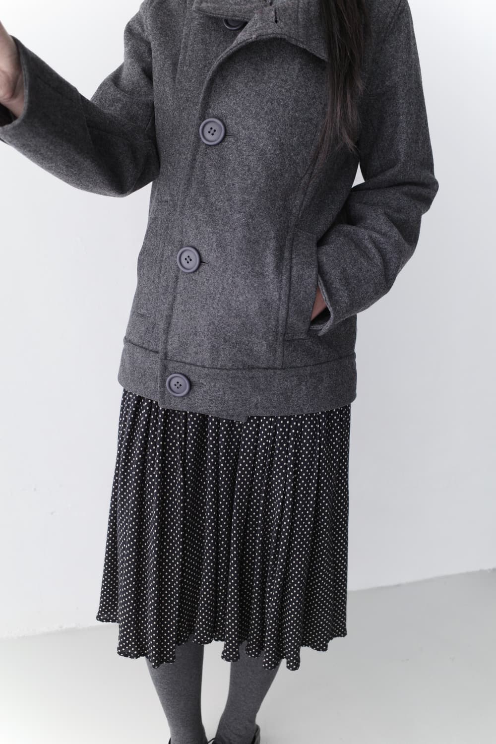 button vintage coat 상품이미지7