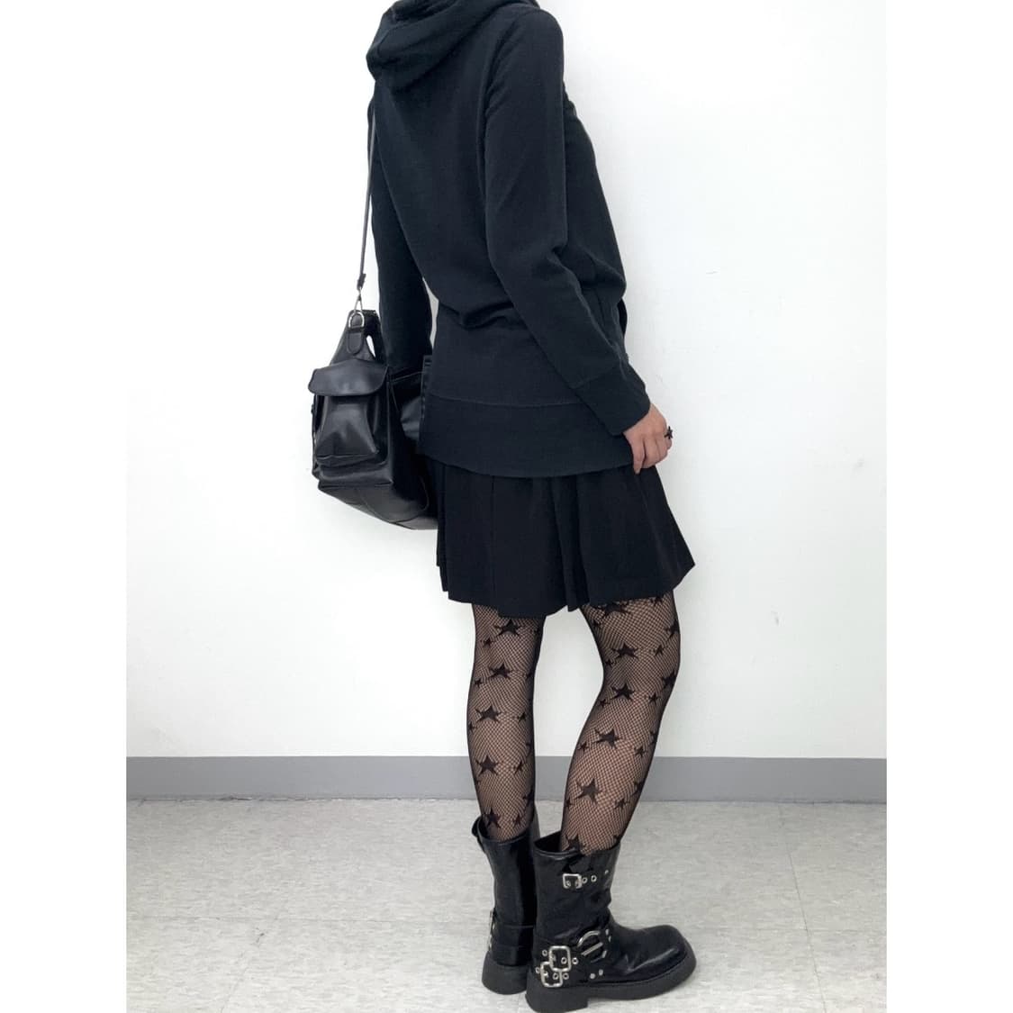 빈티지 블랙 후드티 y2k 상품이미지4